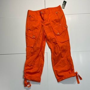 Lauren Ralph Lauren Active Orange Cargo women’s Pants Size 10